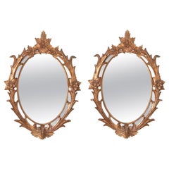 Retro Pair Large Scale Gilt Mirrors