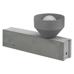 Grey Block Table Lamp by +kouple