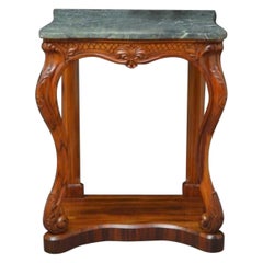 Antique Early Victorian Goncalo Alves Console Table