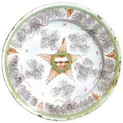 Bristol Delftware Star Plate