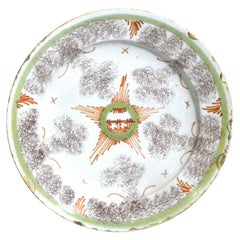 Bristol Delftware Unusual Star Plate