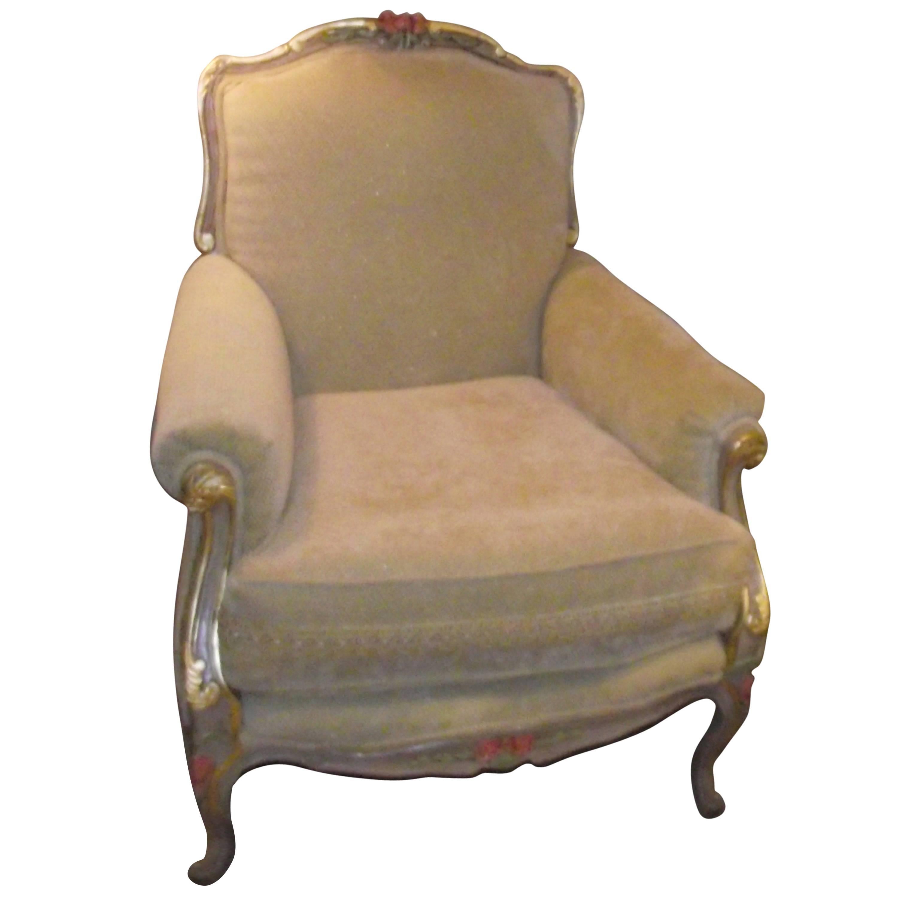 Arm Chair/ Napoleon III, French Style Chair, Original Design For Sale