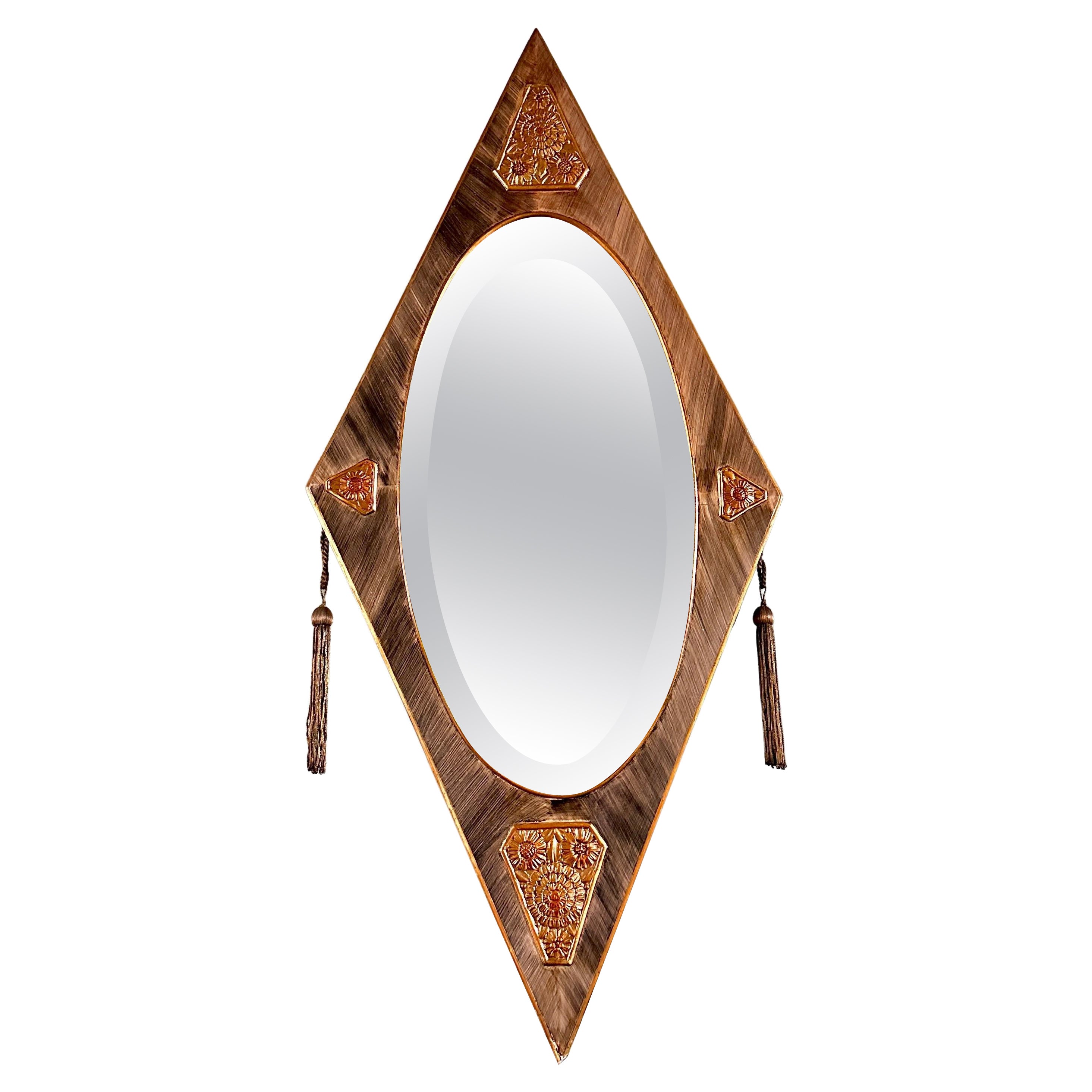 1920s French Art Deco Mirror For Sale