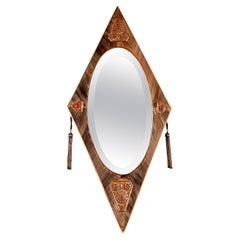 Antique 1920s French Art Deco Mirror