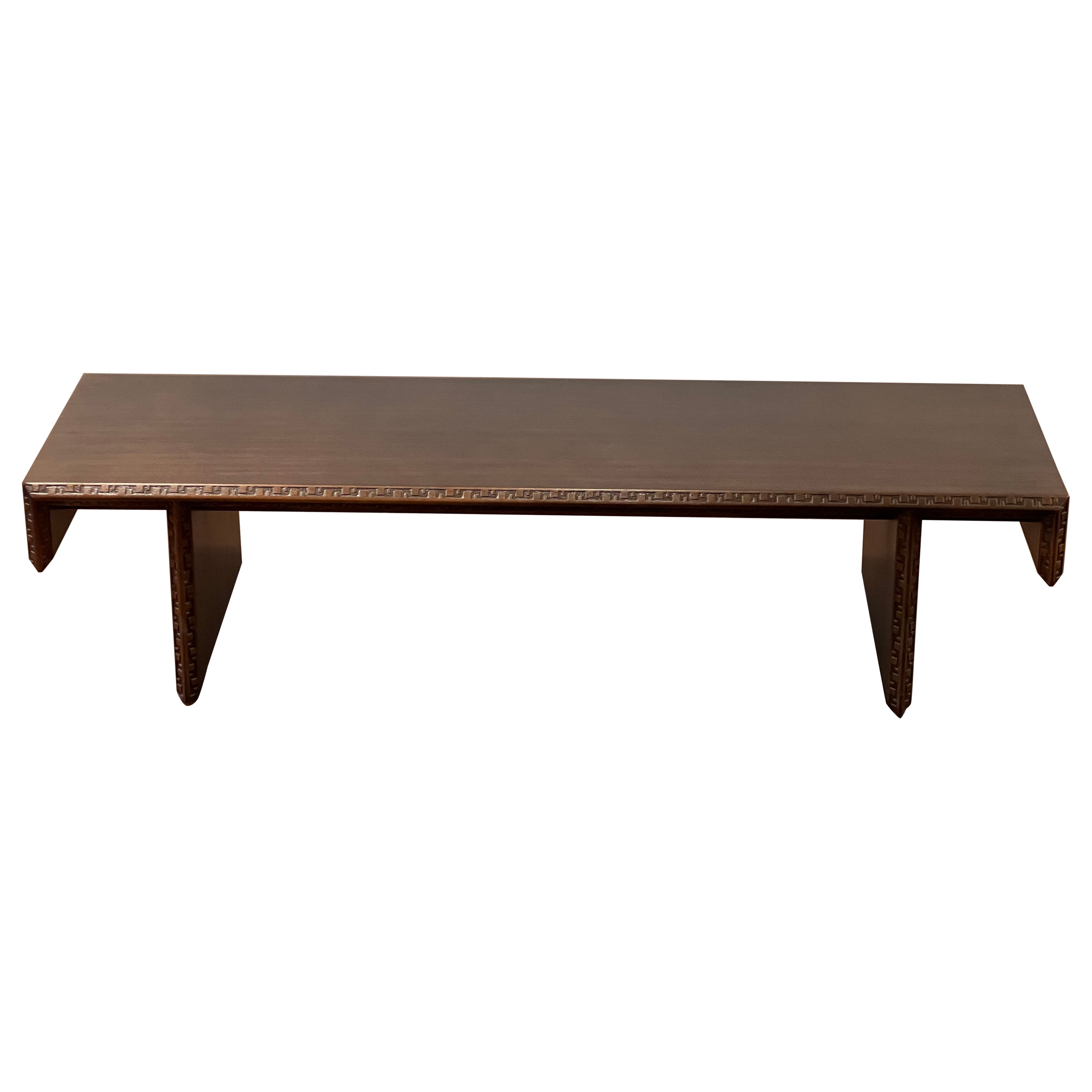 Frank Lloyd Wright for Henredon Taliesin Coffee Table/Bench  For Sale