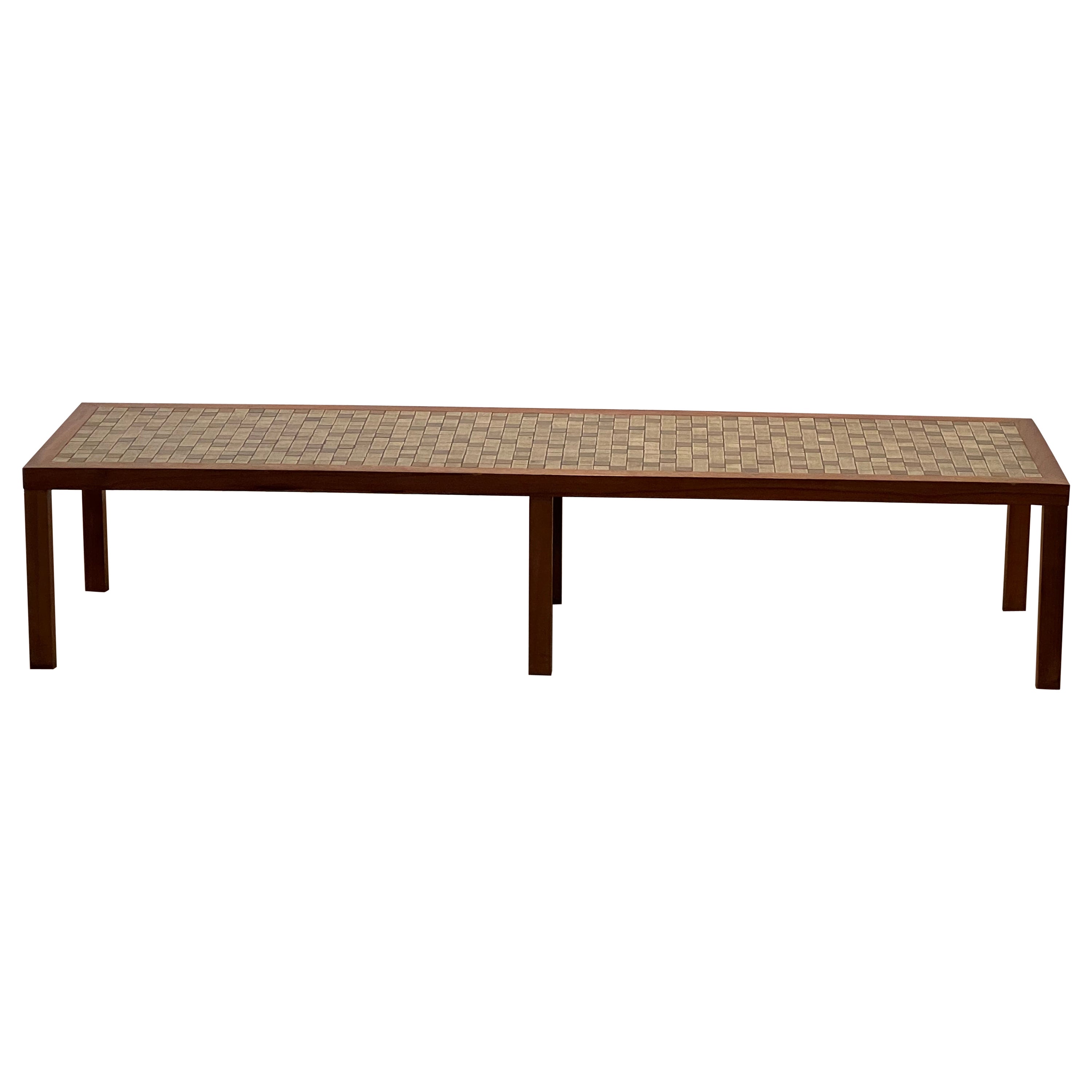 Extra Large Jane and Gordon Martz Coffee Table / Bench for Marshall Studios  For Sale