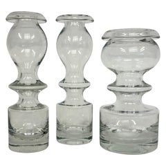 Ensemble de trois vases Pompadour 1966 du designer finlandais Nanny Still pour Riihimäen