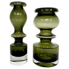 Ensemble de deux vases Pompadour 1966 par le designer finlandais Nanny Still pour Riihimäen 