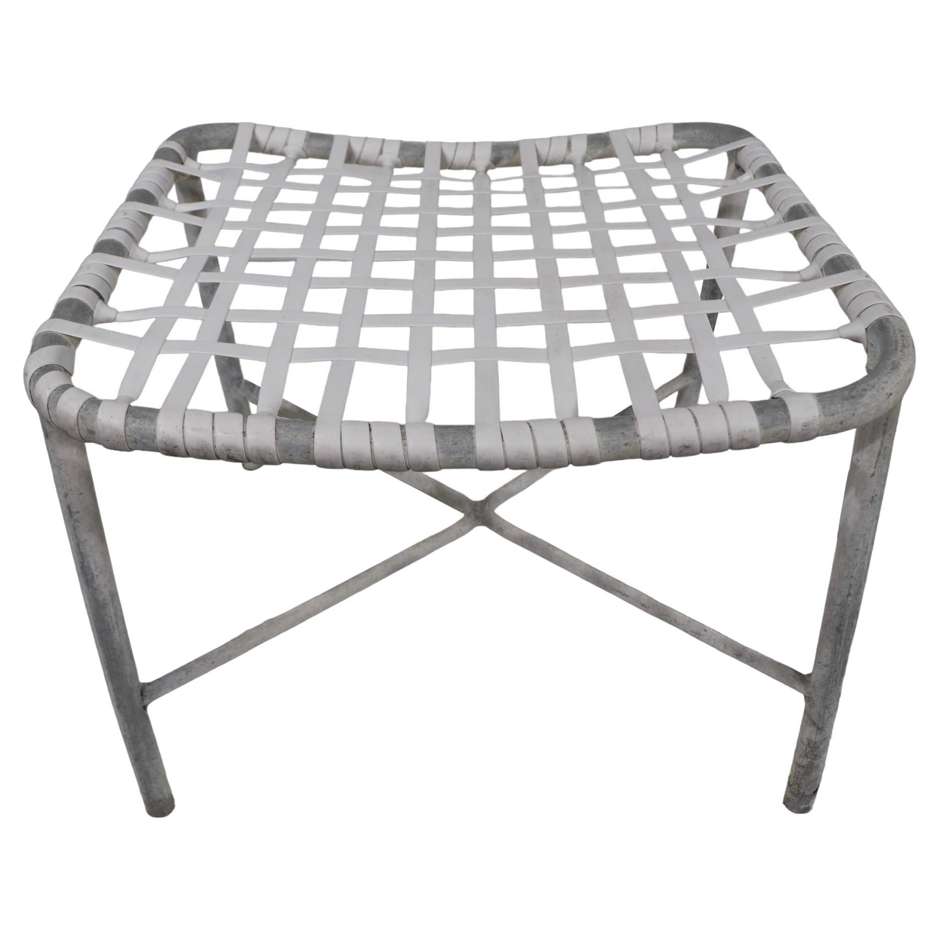 Otomana vintage para patio de piscina att. a Brown Jordan c. 1970/80's