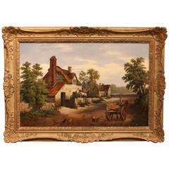 "Near Stratford-on-Avon" Oil Painting by William Cartwright