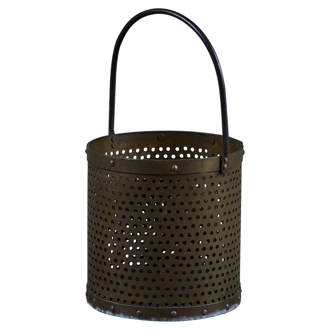 Perforated Brass Pail For Sale
