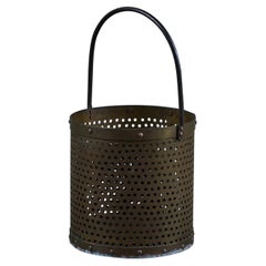 Retro Perforated Brass Pail
