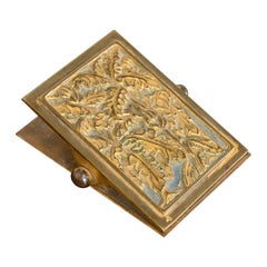 Antique Tiffany Studios New York Bookmark Bronze Large Paper Clip