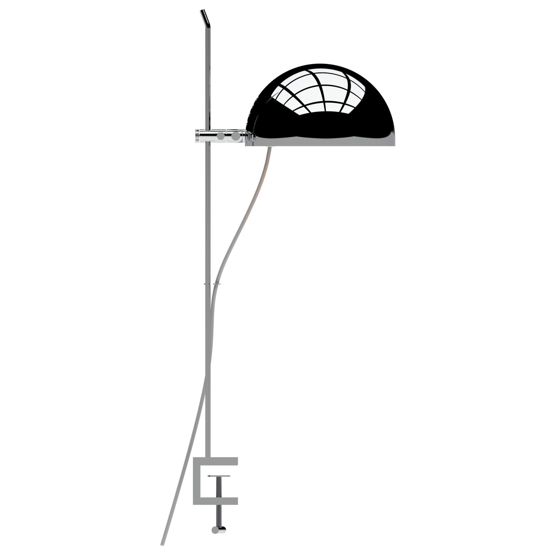Lámpara de pared con pinza A22F Cromo by Disderot en venta