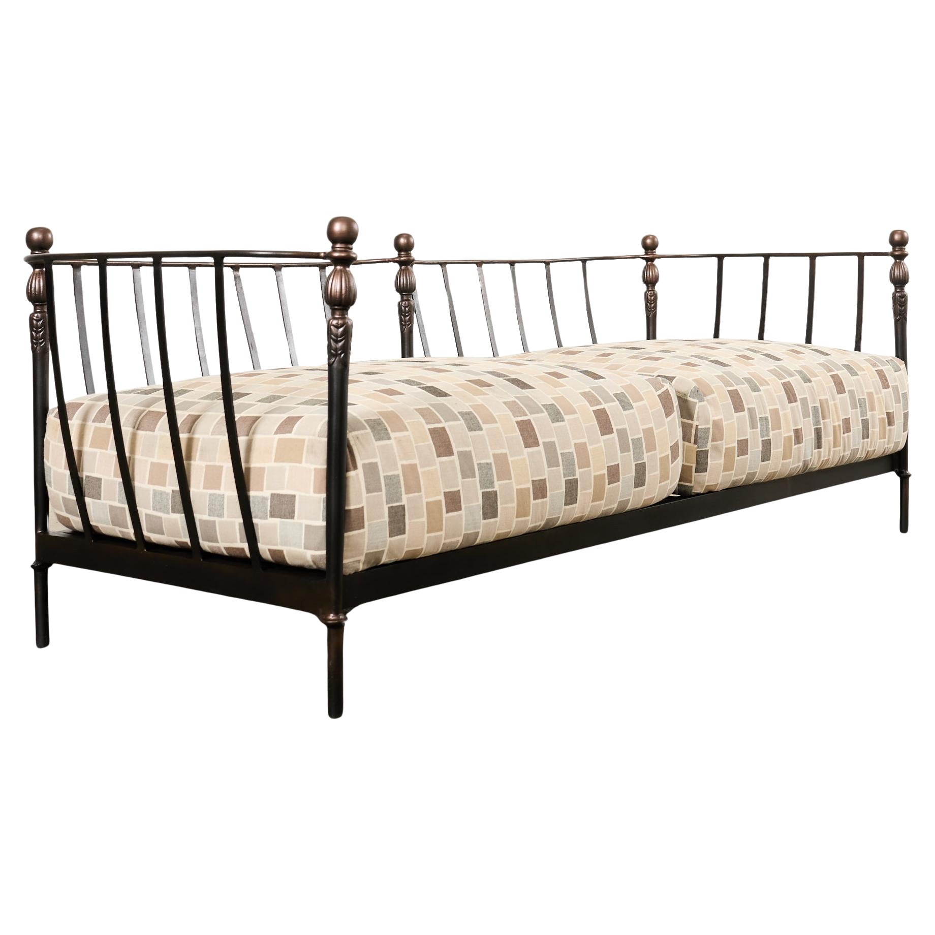Michael Taylor Design Montecito Sofá Sofá de jardín bronceado