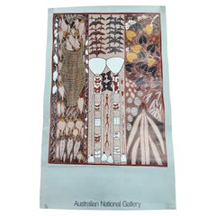 Vintage Australian National Art Gallery Jack Wanuwun 1988. Ausstellungsplakat.