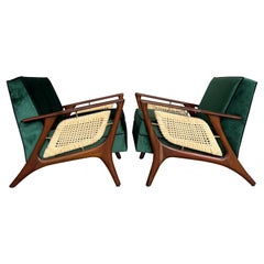 Retro Pair of Lounge Chairs by Eugenio Escudero 