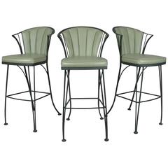 Set of Three Vintage Woodard Pinecrest Barstools 6