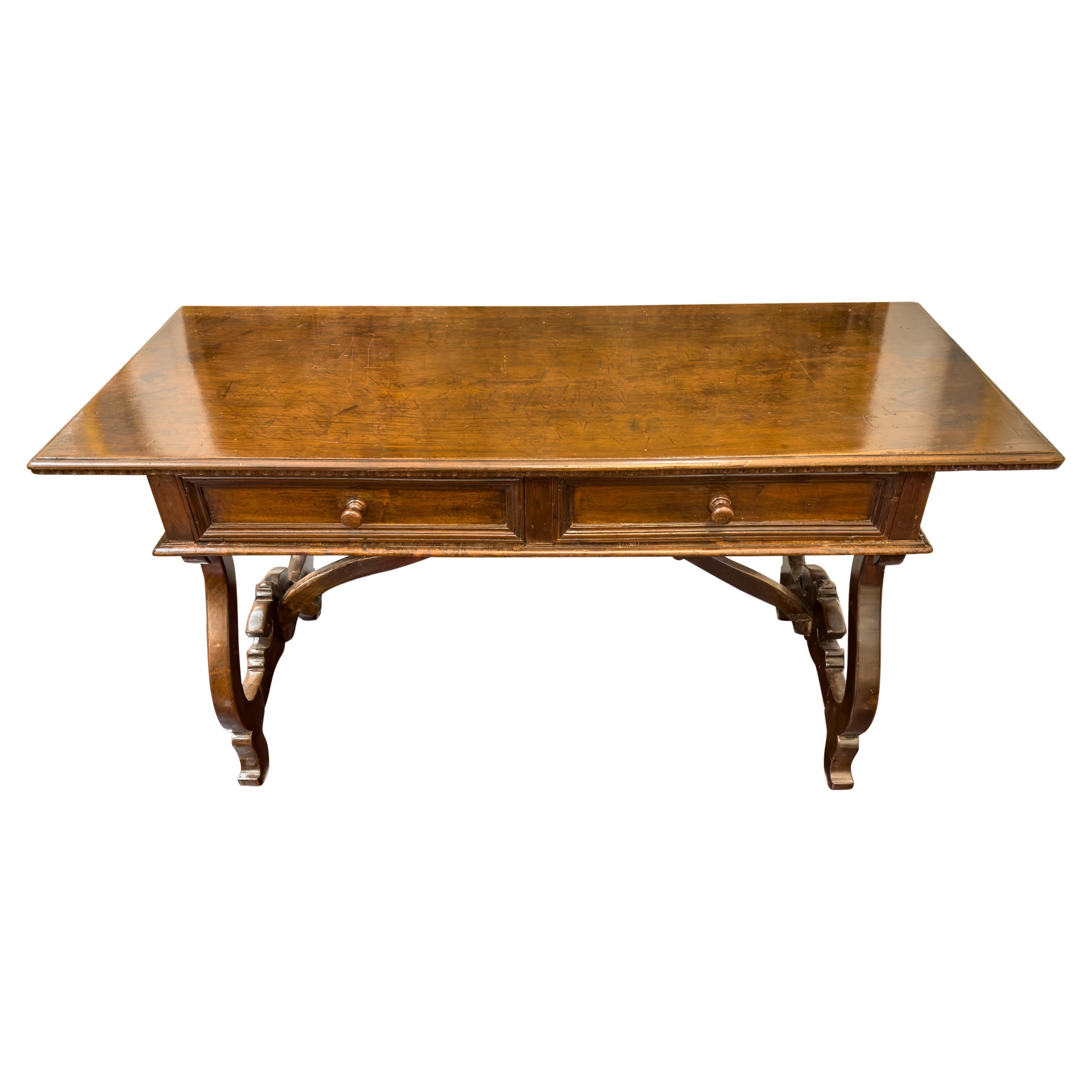 Italienischer Trestle-Tisch aus dem 18. Jahrhundert