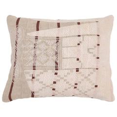 Retro African Embroidered Pillow