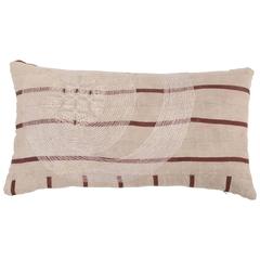 Retro African Embroidered Pillow