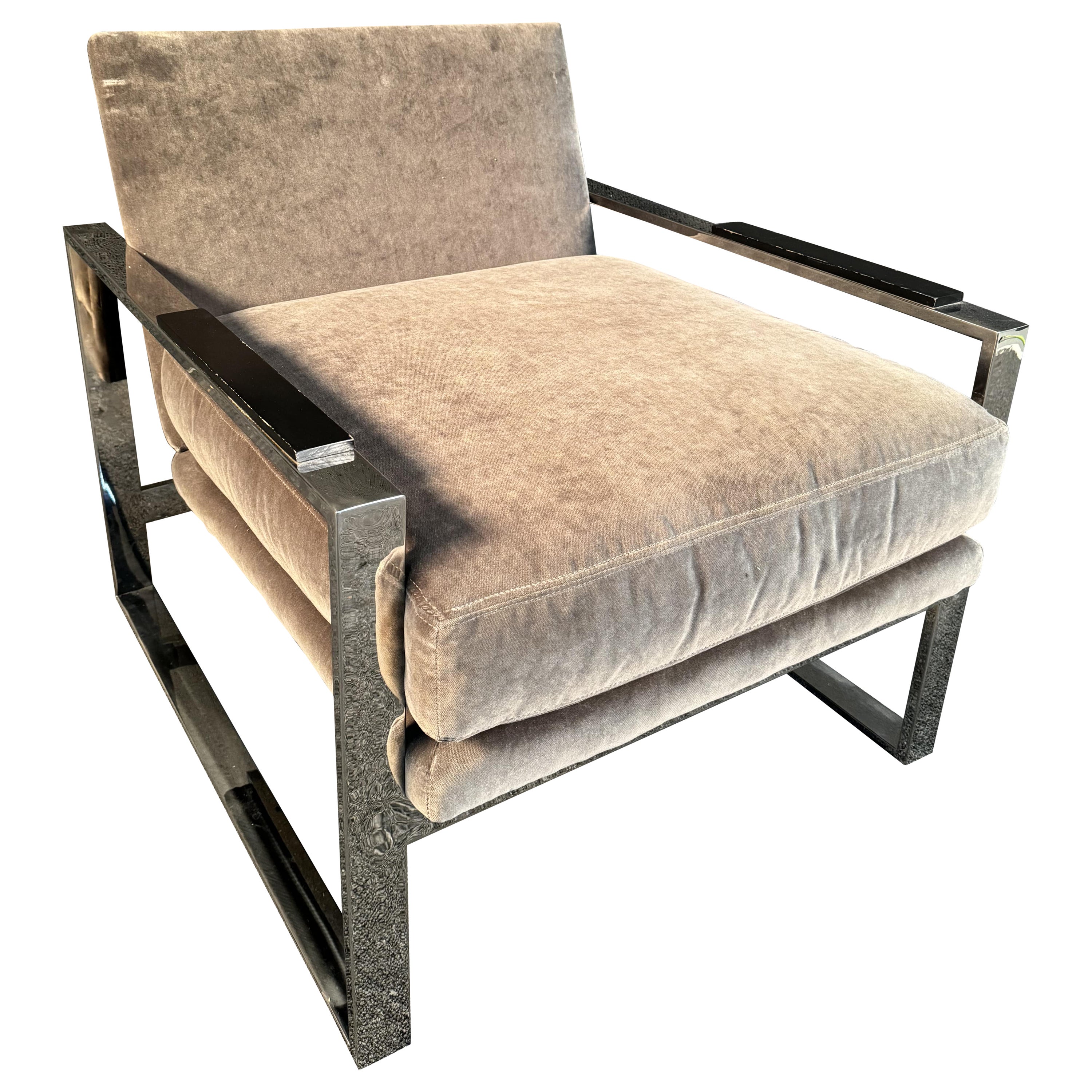 Sleek Lounge Chair by Michael Weiss For Sale