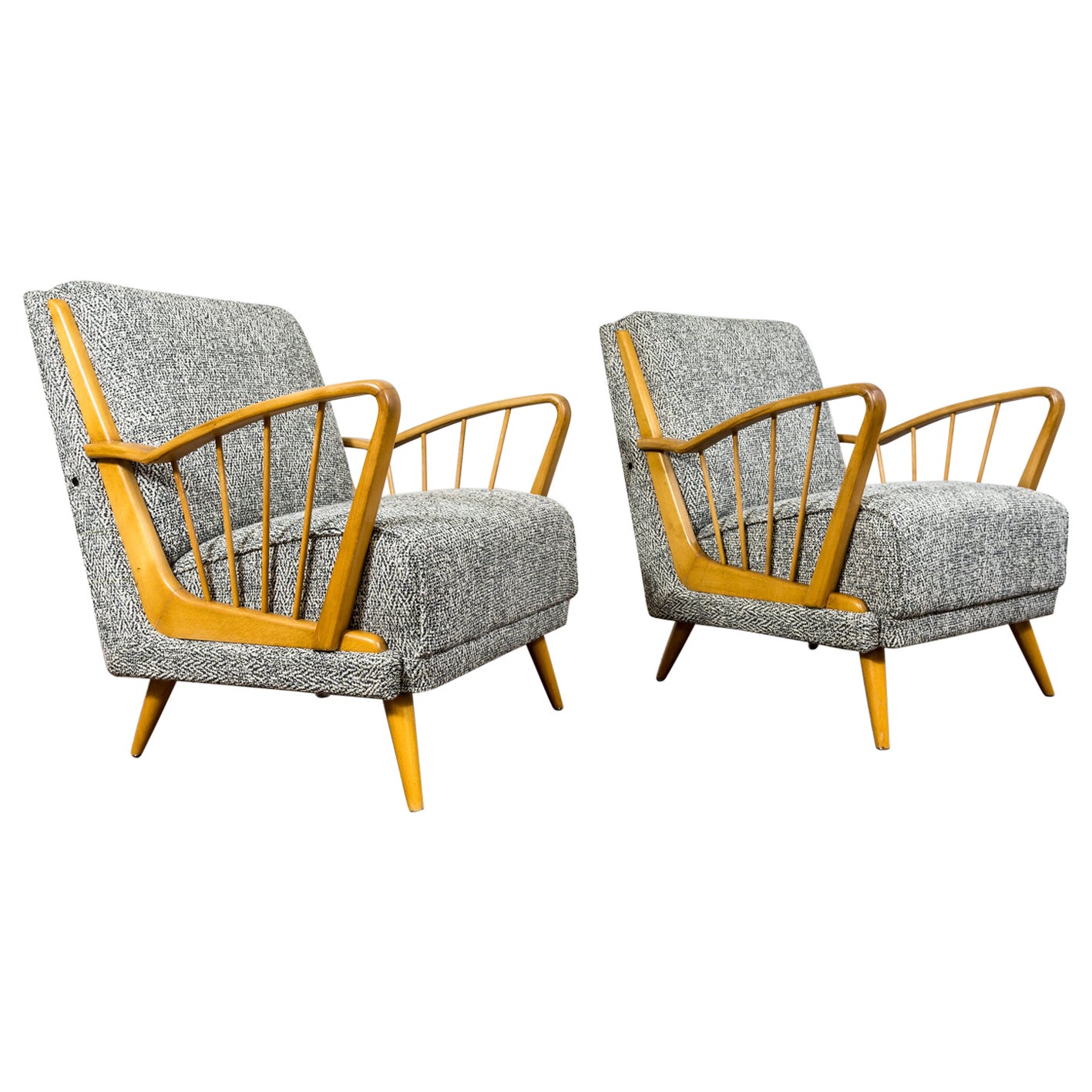 Pair Of Mid-Century Armchairs, 1950's, Germany For Sale