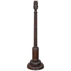 Early 20th Century Ebony Lamp