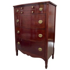 Vintage 4 Drawer Dresser by Mount Airy With Mahogany Tone.