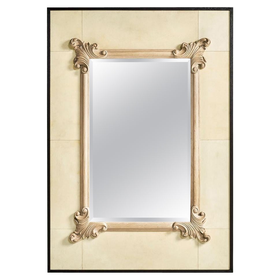 Transitional Classic Wall Mirror For Sale