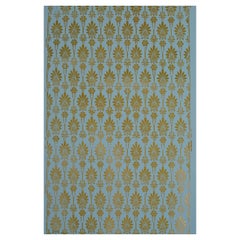 Used 5 rolls of Gold on Sky Blue Zuber wallpaper
