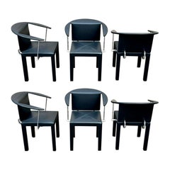 6 Arcella-Stühle aus der Arcadia-Serie von Paolo Piva für B&B Italia, Italien 1980er Jahre