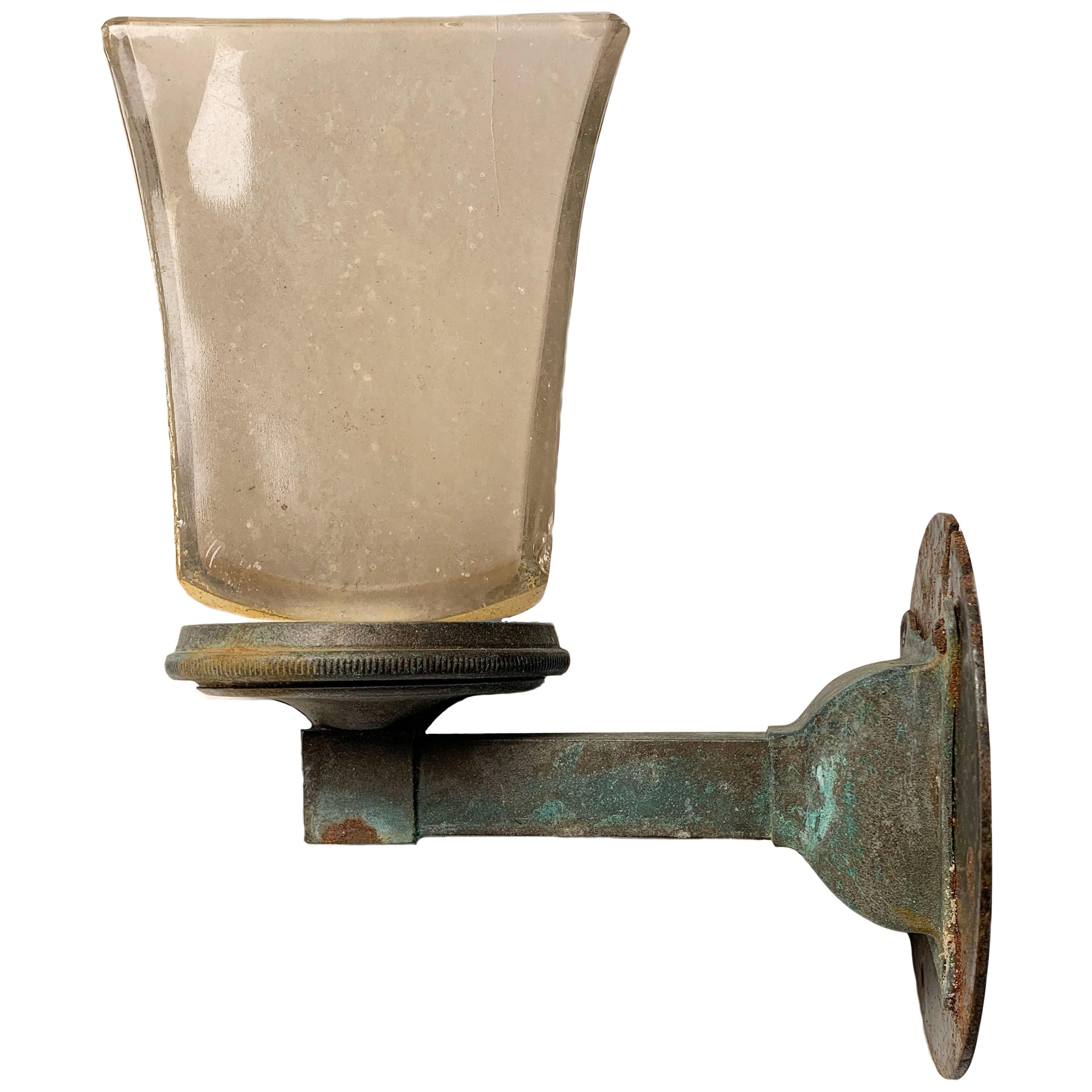 Early Antique Collectible Pullman Train Car Lamp Sconce Architectural Salvage