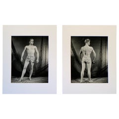 Vintage Bruce of Los Angeles Matched Set Original B & W Male Photograph Set