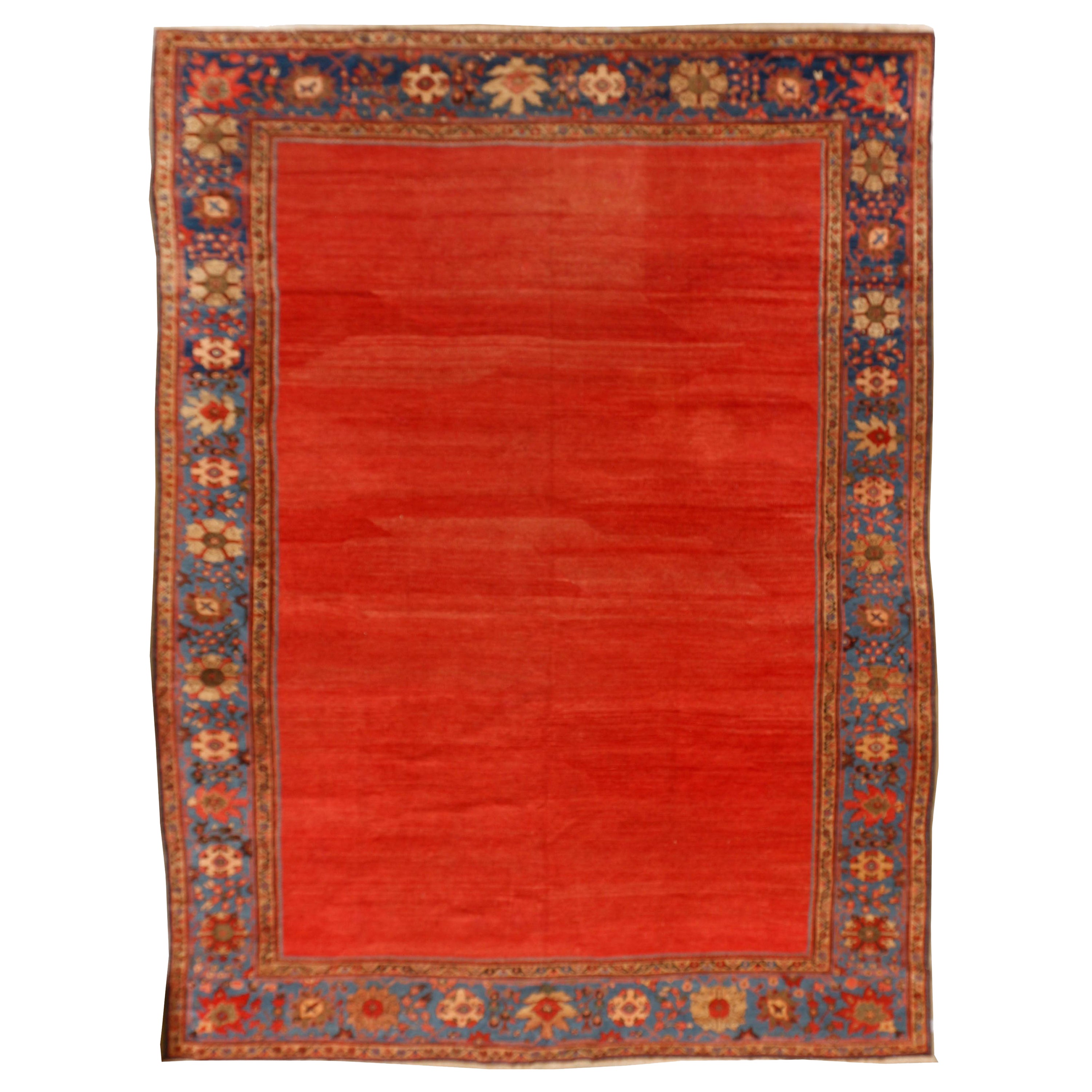 Antique Persian Sultanabad Rug 9'10 x 13'4 For Sale