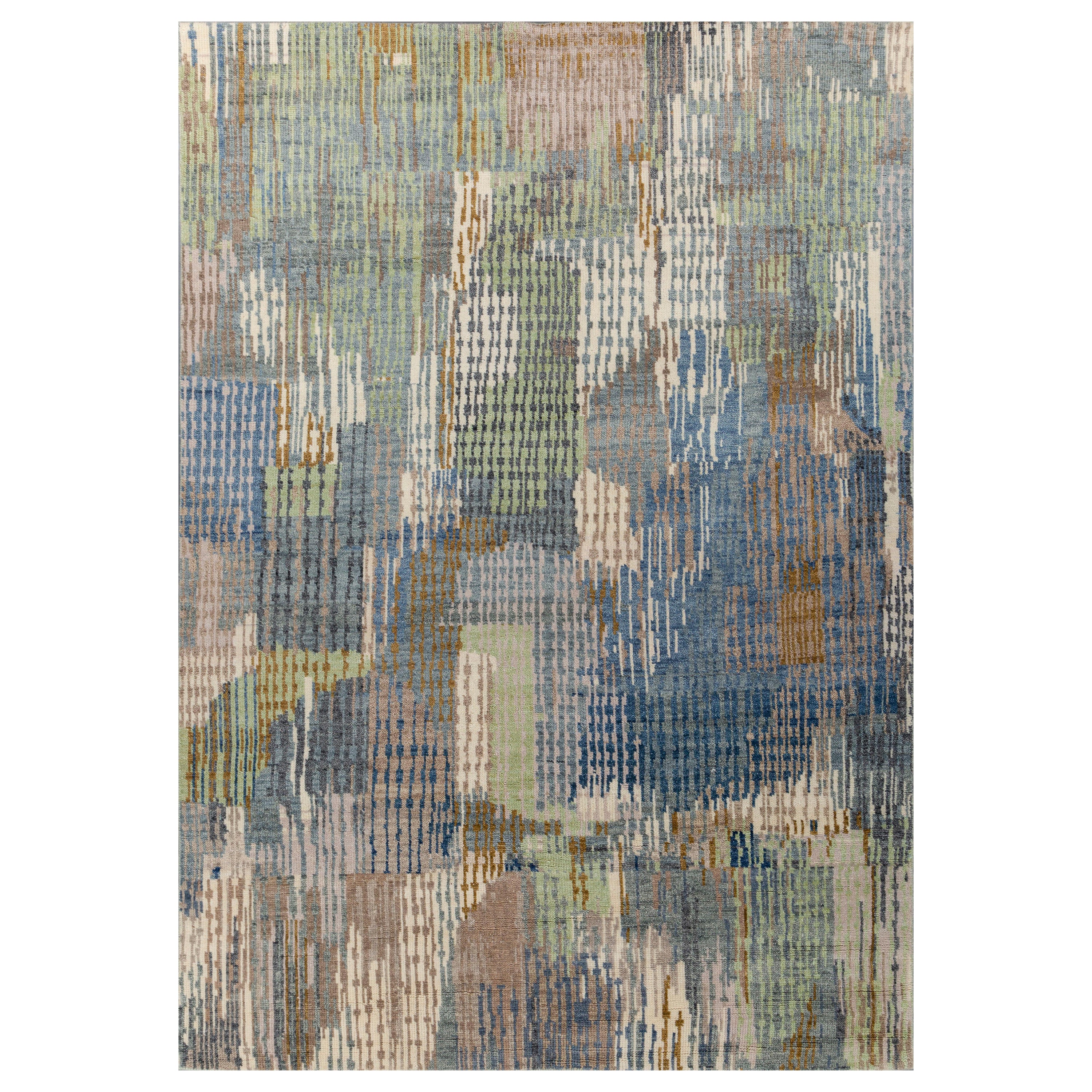 Alfombra hecha a mano Whisperscape Sky & Undyed White 180x270 cm en venta
