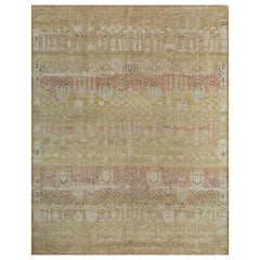 Cross-Cultural Spice Brown & Bright Gold 300x420 cm Handknotted Rug