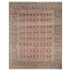 Tappeto Phoenix Rising Mandarino Arancione e Mandarino Arancione 180x270 cm Annodato a mano