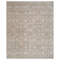 Muted Contours Clay & Soft Beige 240x300 cm Hand Knotted Rug