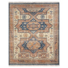 Vintage Voyage Navy & Rust 240x300 cm Hand Knotted Rug