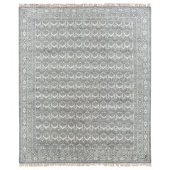 Dusky Tides Blue Daisy & Dusky Blue 240x300 cm Hand Knotted Rug