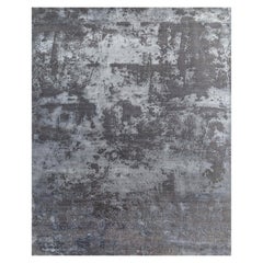 Organic Deviations Frost Gray & Liquorice 195X295 cm Handknotted Rug