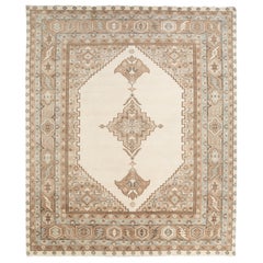 Pearly Shores Ivory & Beige 240x300 cm Hand Knotted Rug