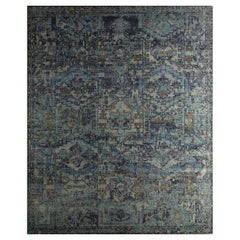 Exploratory Medieval Blau & Thyme 240x300 cm Handgeknüpfter Teppich