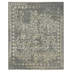 Lunar Lining Smoke Gray & Smoke Gray 240x300 cm Tappeto annodato a mano