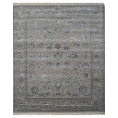 Crystal Cove Crystal Gray & China Blue 270x360 cm Hand Knotted Rug