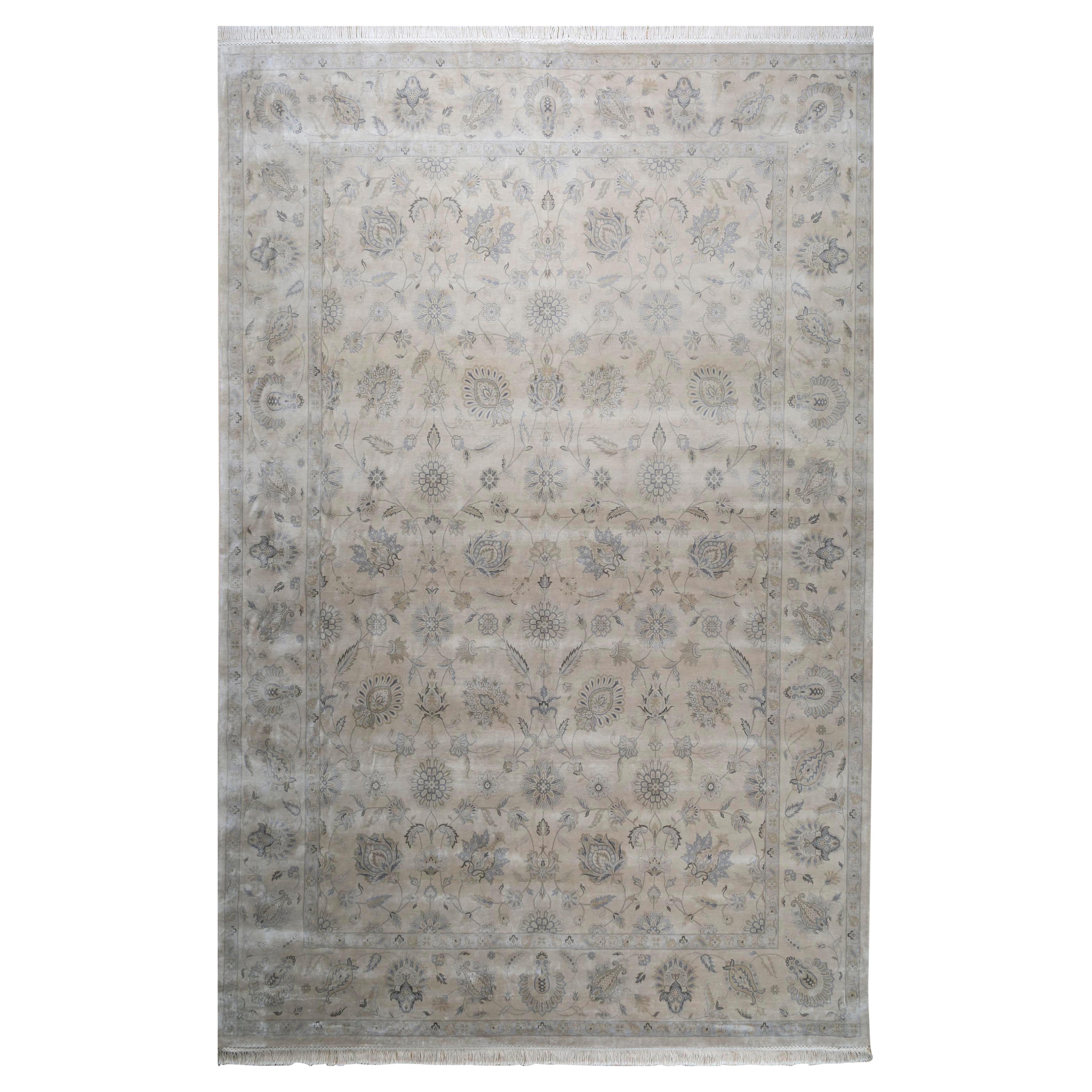 Alfombra anudada a mano Sunlit Parchment Flax & Flax 195X295 cm