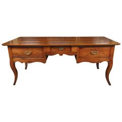 An Exceptional French Fruitwood Writing Table, circa 1830