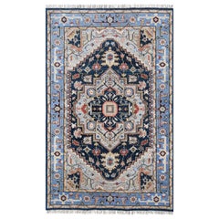 Stellar Nexus Navy & Dark Denim 300x420 cm Tappeto annodato a mano