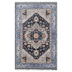 Stellar Nexus Navy & Dark Denim 300x420 cm Hand Knotted Rug